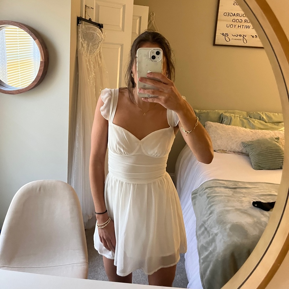 Princess Polly White Mini Dress
